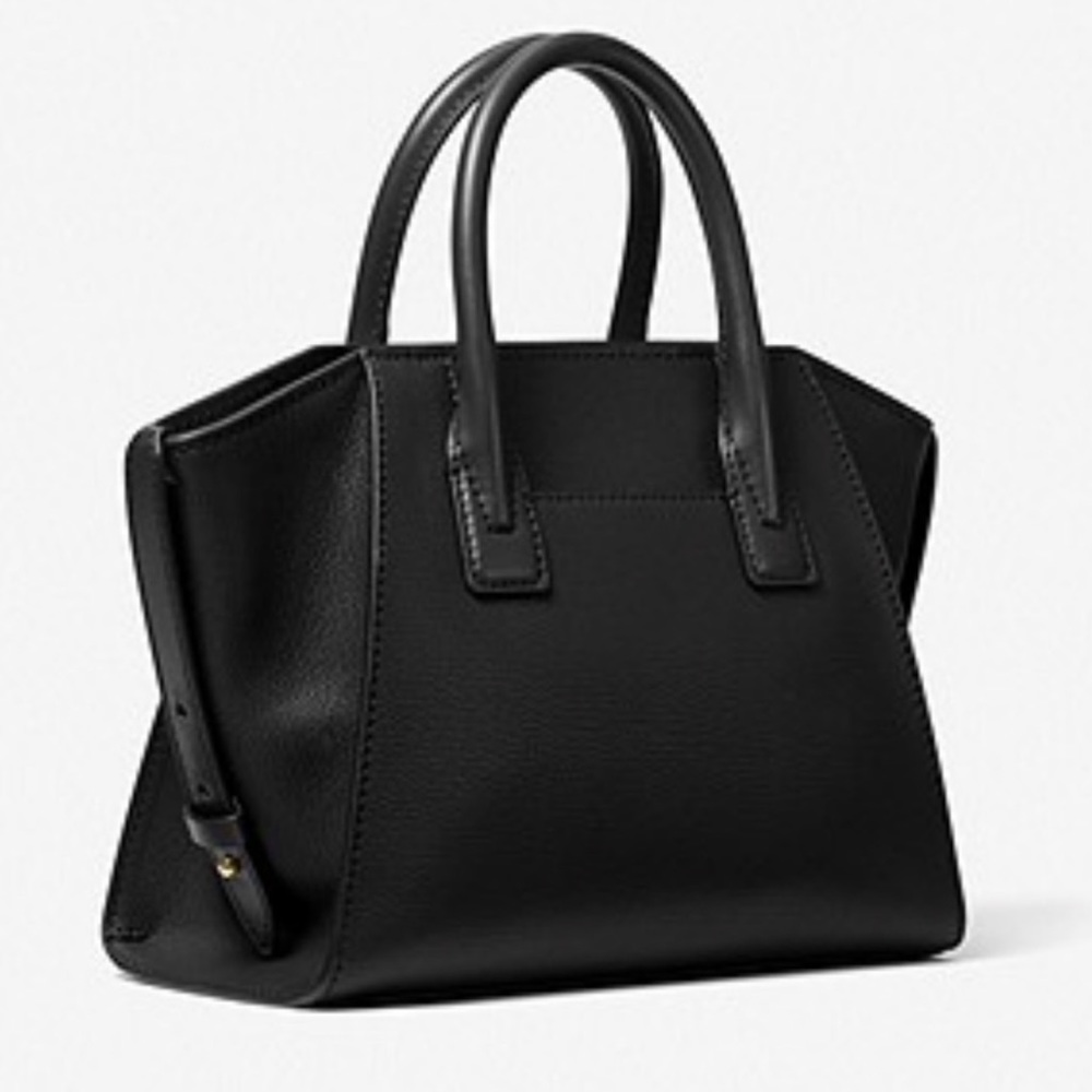 MICHAEL KORS Avril Small Leather Top-Zip Satchel - Picture 1 of 4